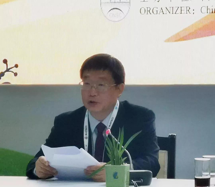 图片：国家林业和草原局荒漠化防治司司长孙国吉